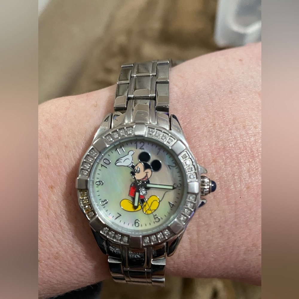 Disney Silver Mickey Mouse Women's Watch